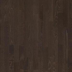 Паркетная доска Floorwood Madison dark brown Ясень Натур (Гладкая) 2266х188 мм.