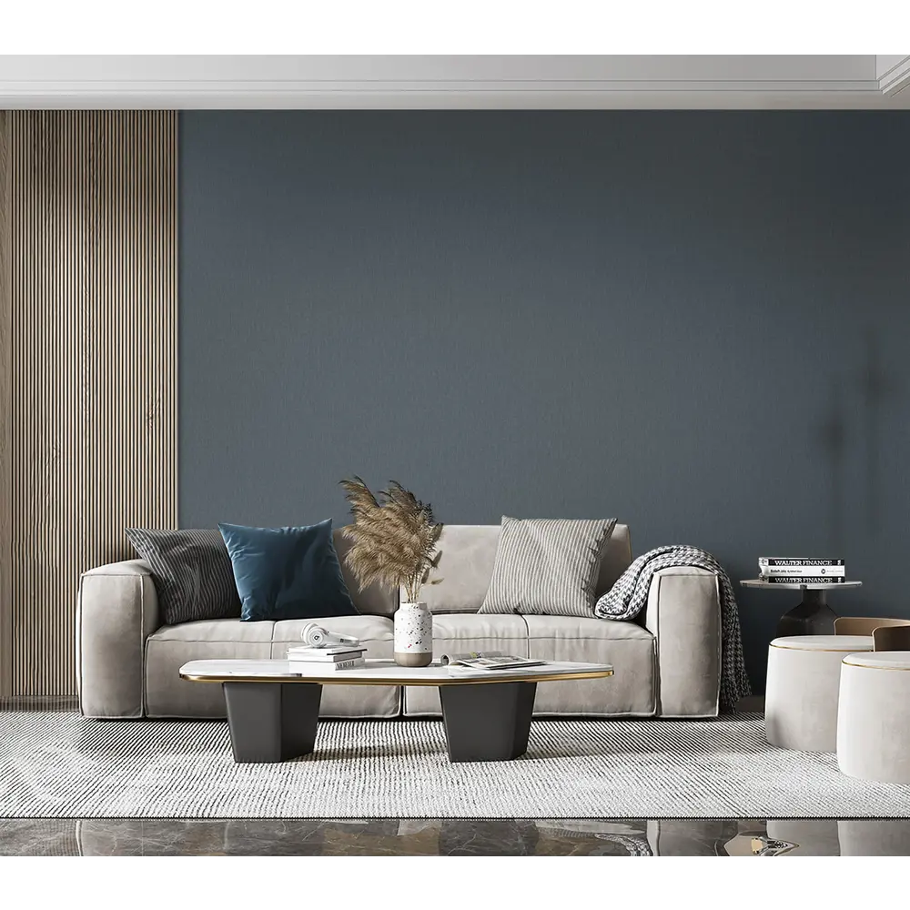 Флизелиновые обои Wallsecret Midnight синие 1.06 м 89423645 STLM-1568658 - Вид №4