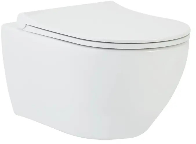 90659090 Унитаз подвесной Bewash 88303201 безободковый с сиденьем микролифт STLM-0326141