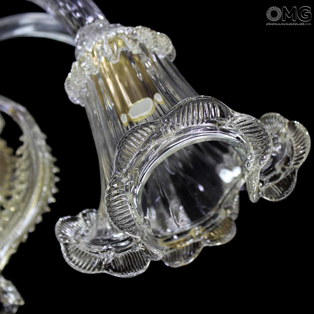 1102 ORIGINALMURANOGLASS Люстра Золотые Побеги - Классик - муранское стекло OMG  см CLASSICO - Вид №1