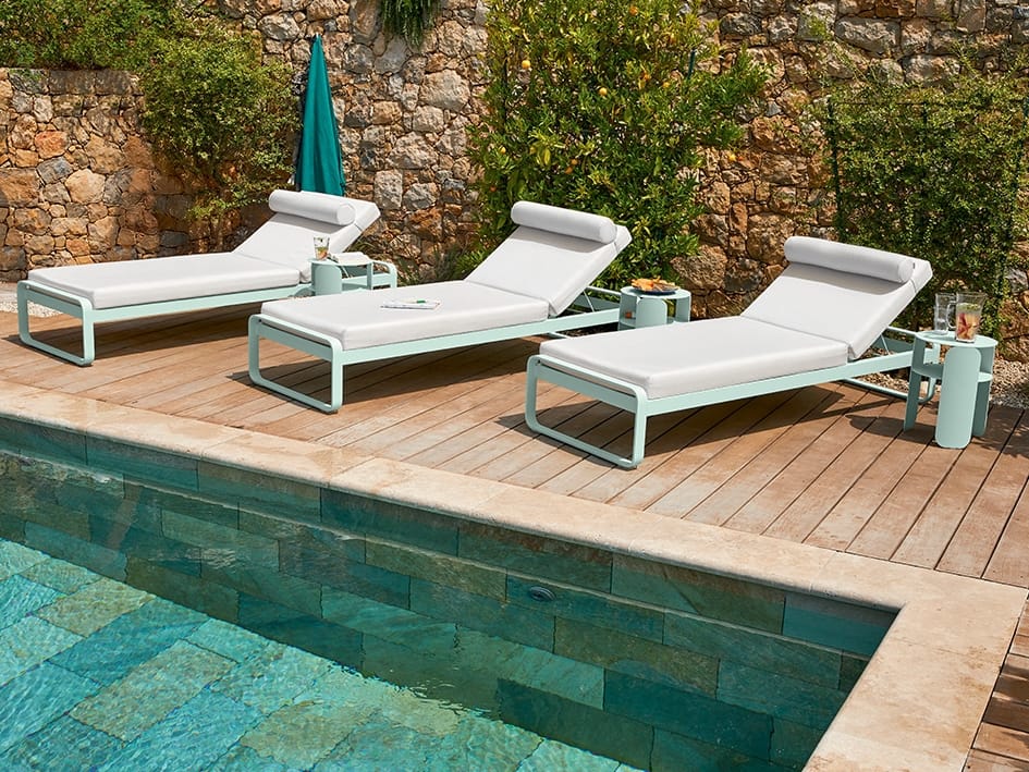 Шезлонг с откидывающейся спинкой в Sunbrella® Fermob Bellevie ARCH-00128551 - Вид №4