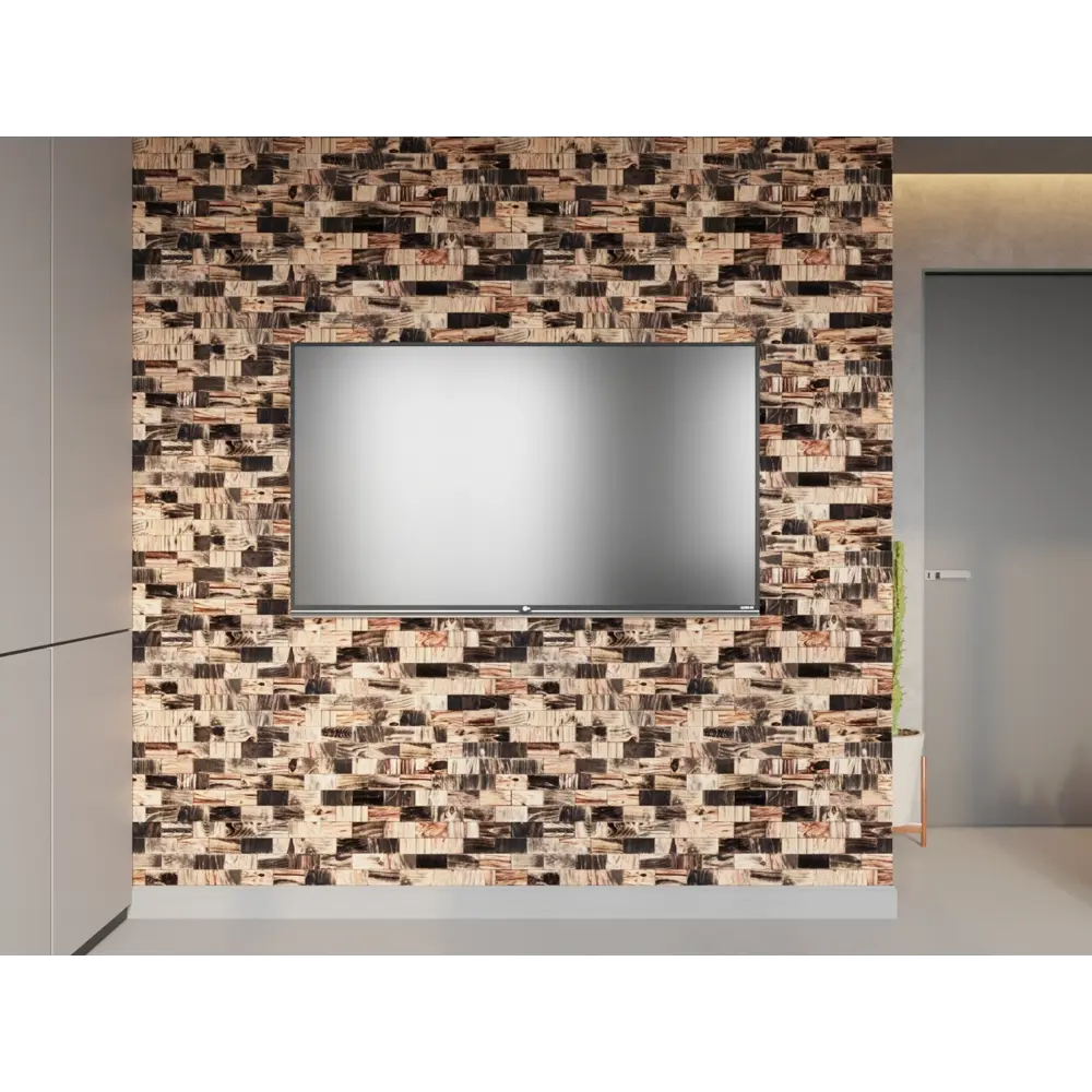 Деревянная мозаика БОУЛ 50x100 мм 300x300 мм Santreyd STLM-2059633 - Вид №2