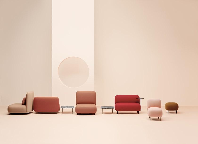 Pedrali Барный диван из мягкой ткани Buddy 214s - Вид №3