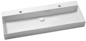 ELLP122450QD Подвесная раковина настенная прямоугольная Azzurra Ceramica Elegance белая