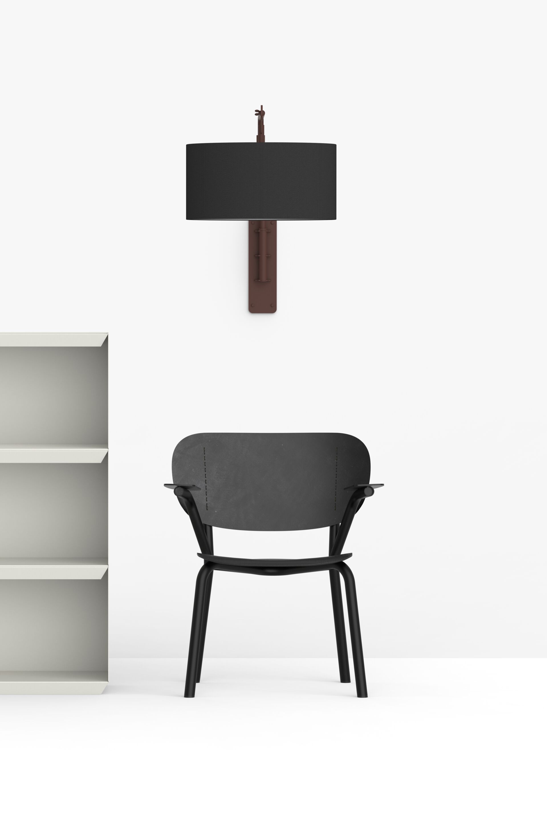 Настенный светильник из стали и ткани с гибкой рукояткой FUNCTIONALS SWIVEL ARCH-00039568 - Вид №19