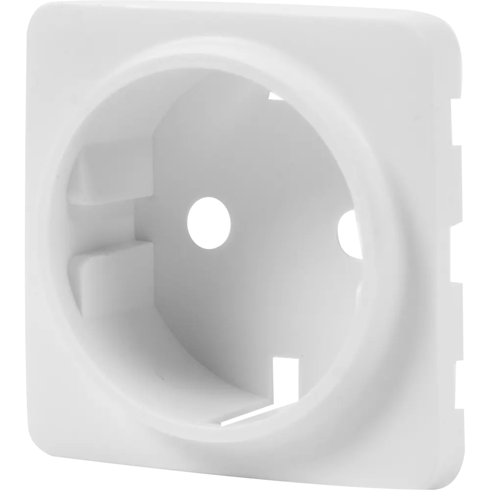 Накладка для розетки с заземлением Lexman Cosy, цвет белый STLM-2005465 - Вид №1