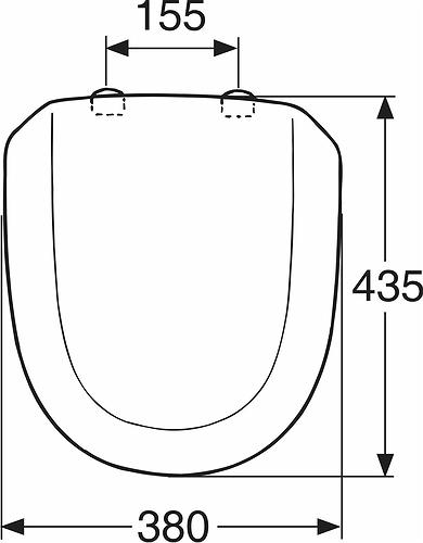 9126022001 Крышка сиденье для унитаза IDO  - Вид №1