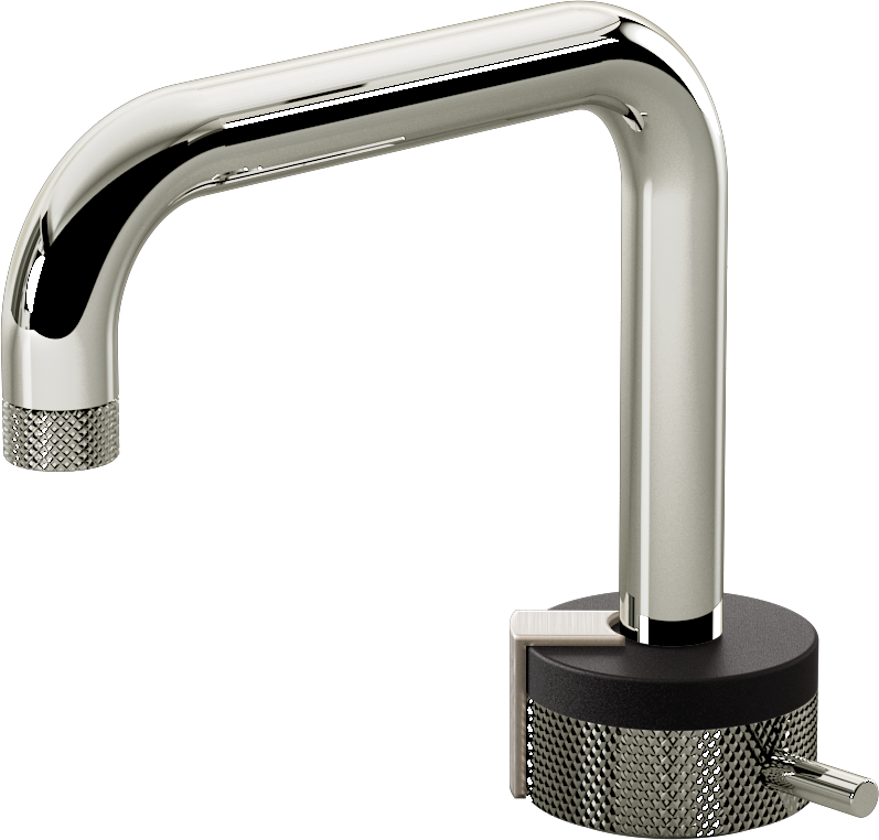 E-11500-R1BK-L1SN-PC Однорычажный прогрессивный смеситель для раковины - излив 15,3см GRAFF MOD+