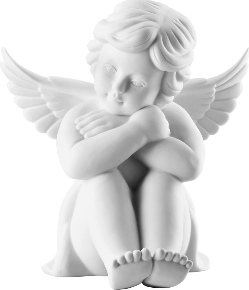 10640533 Rosenthal Фигурка Rosenthal Ангел сидящий 14см, фарфор Фарфор 