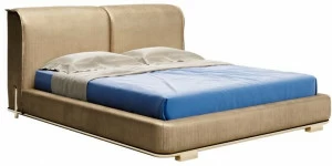 VOLPI Двуспальная кровать с мягким изголовьем Luigi volpi Lv-86006