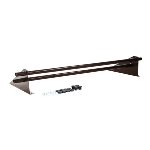 Снегозадержатель для металлической кровли трубчатый 1 м RAL 8017 коричневый