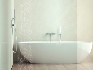 Однорычажный смеситель для душа с ручным душем