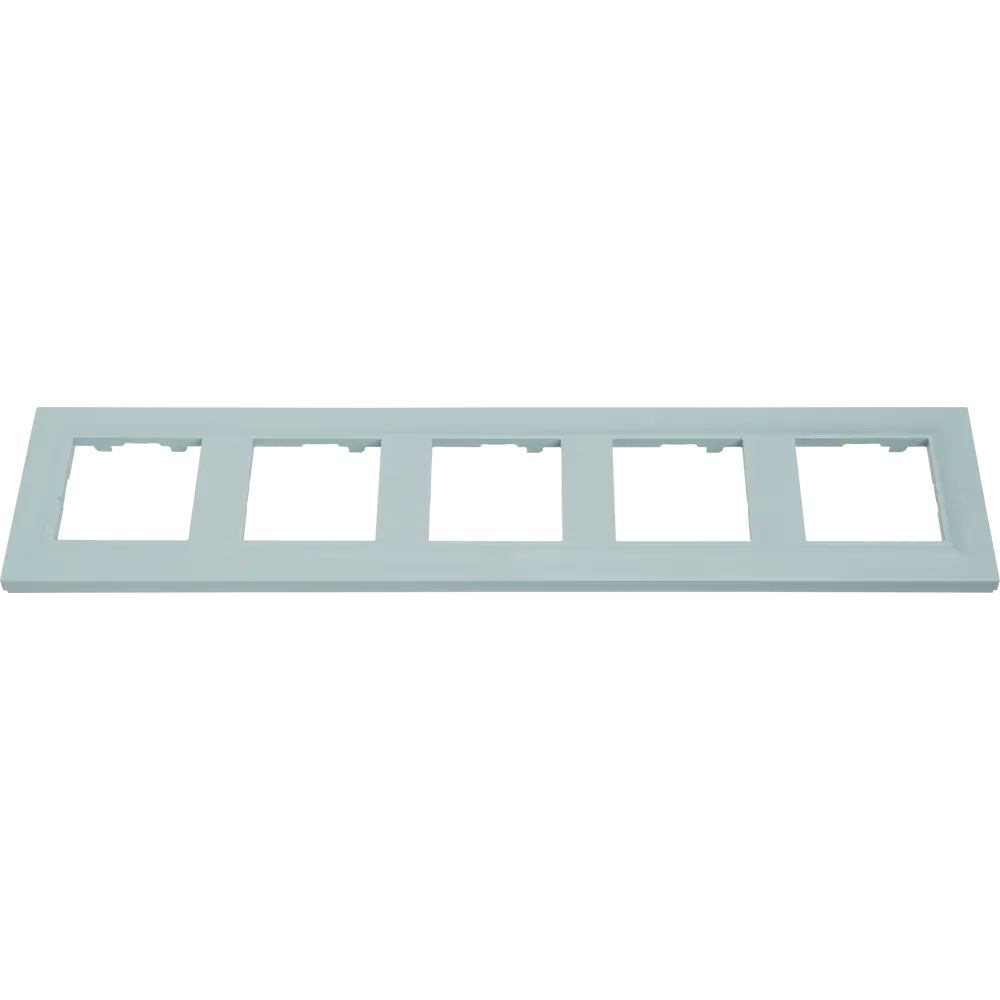 Рамка Legrand Structura на 5 модулей, матовая голубая 82064659 STLM-0018647 - Вид №2