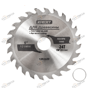 Диск пильный по дереву 180х24Tх22,23-20мм Креост 12920