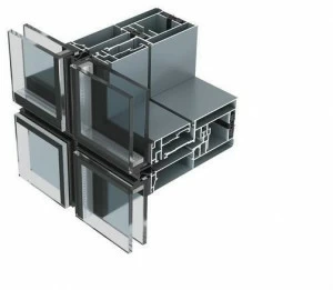 ALUK Group Сплошная фасадная система из алюминия Aw 86