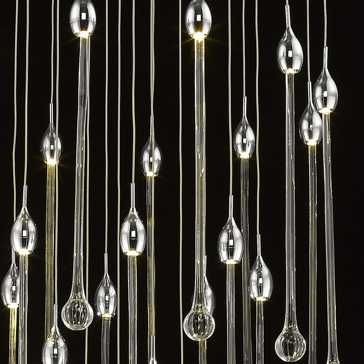 Подвесной светильник P98028S-13 chrome от Delight Collection DELIGHT COLLECTION ДИЗАЙНЕРСКИЕ 243857 Прозрачный;хром  - Вид №1