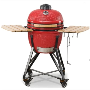 Гриль Kamado Bono Media 20" ø52 h108 см керамика красный