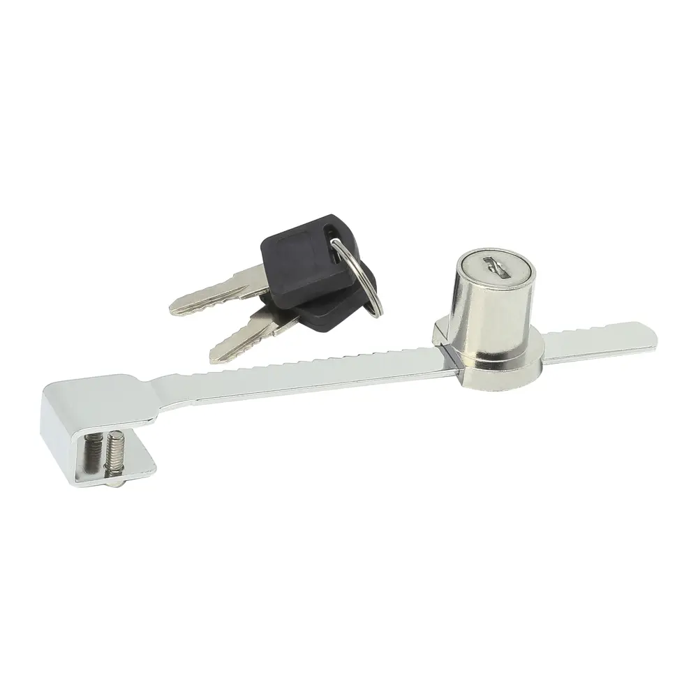 Замок мебельный накладной Lock.318, l140 мм, реечный хромированный Santreyd STLM-2086210