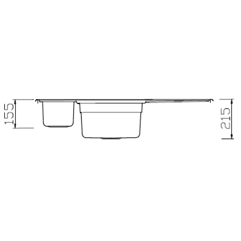 Кухонные мойки Eco Roma SMR-9750B2.B SEAMAN  - Вид №2