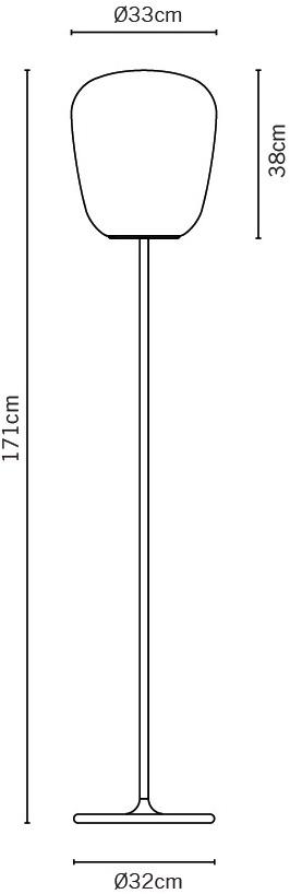 Fabbian Торшер из люминесцентного галогенного стекла Lumi baka sun-id-1376099 - Вид №3