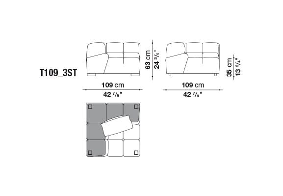 Модульный диван B&B Italia Tufty Time ARCH-00144354 - Вид №12