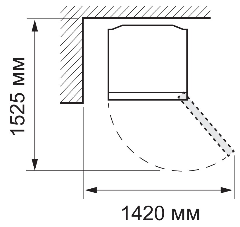1104642 Холодильник с морозильником   Sharp SJXE55PMWH белый STDN-0055591 - Вид №3