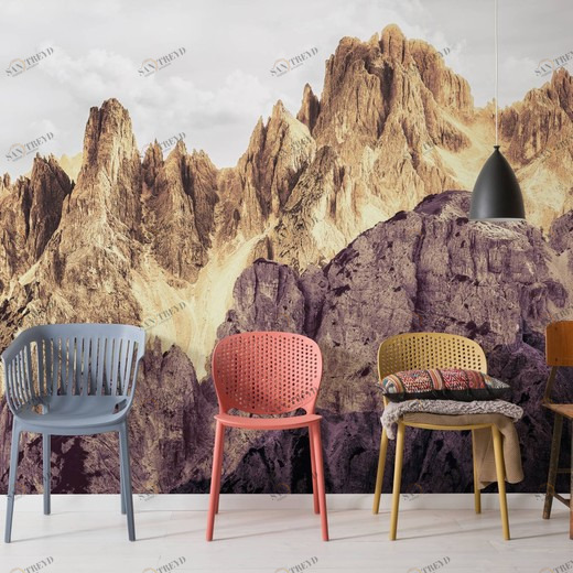 6008B-VD4-Peaks-Color Фотообои Komar Infinity 2.5х4 м 6008BVD4PEAKSCOLOR