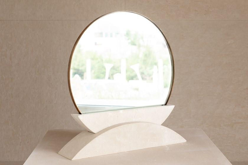 PIMAR Настольное зеркало из камня Лечче в раме sun-id-1407850 - Вид №1