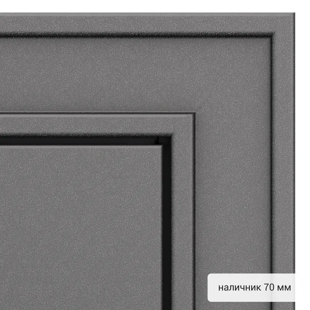 Дверь металлическая Контрол Леона, 880 мм, левая, цвет венге TOREX STLM-2062048 - Вид №4