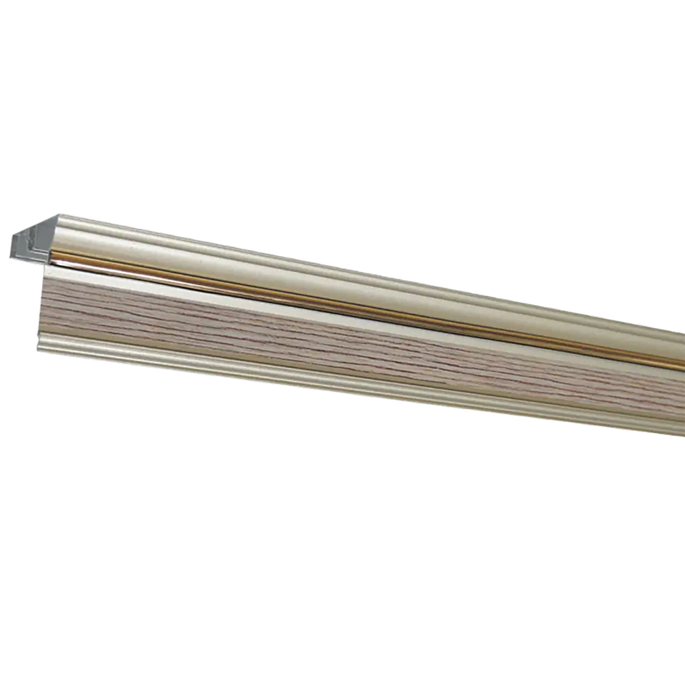 Карниз двухрядный Еврокарниз 150 см алюминий цвет персик Santreyd STLM-2061499