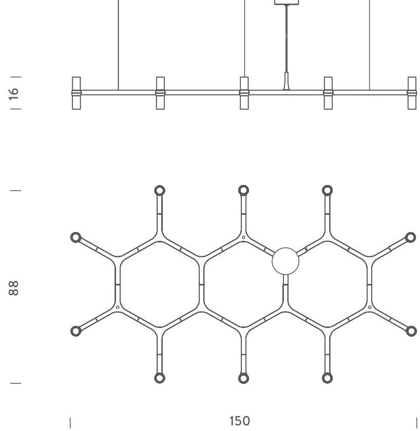 NEMO Подвесной светильник из литого под давлением алюминия Crown sun-id-1444608 - Вид №2