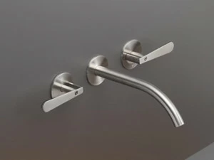 Ceadesign Смеситель для умывальника настенный из нержавеющей стали с 3 отверстиями Lutezia Ltz 03