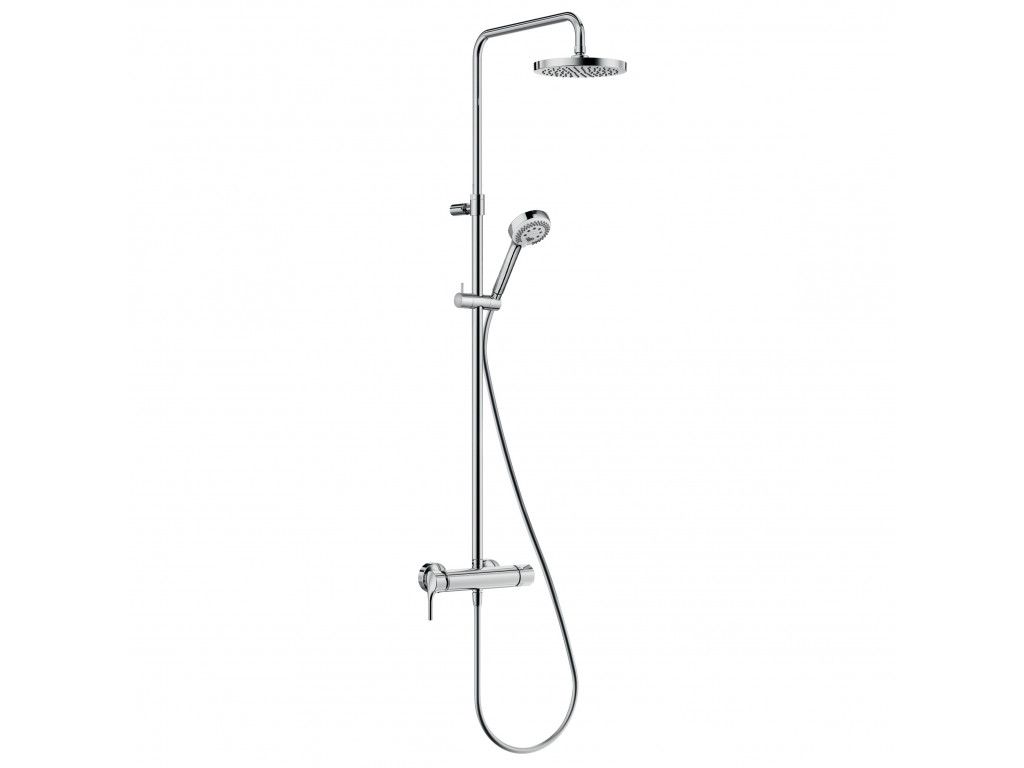 6808505-00 DUAL SHOWER SYSTEM KLUDI LOGO хром 