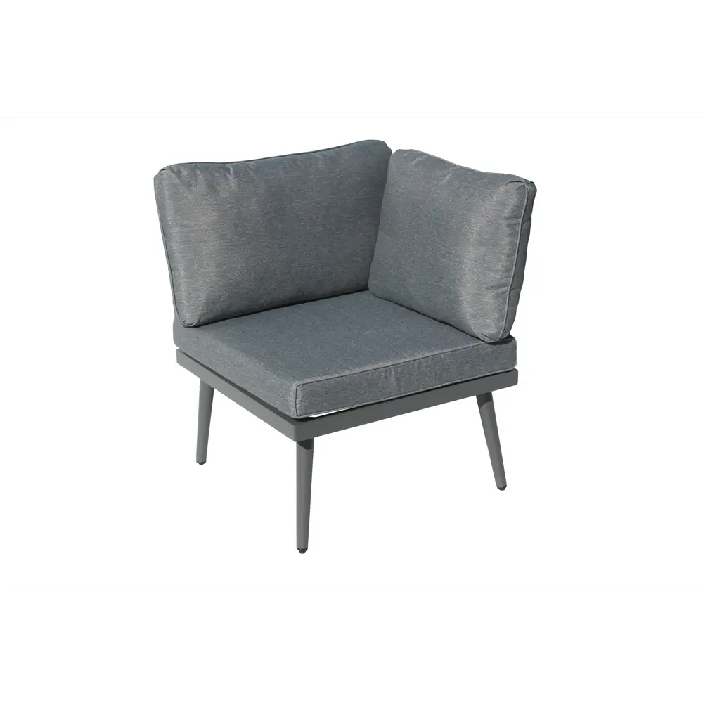 Набор мебели Лаин GS010 алюминий цвет серо-бежевый стол диван угловой элемент Santreyd STLM-2164388 - Вид №5