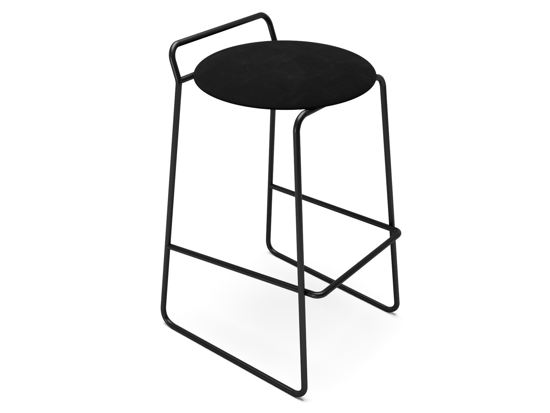 Высокий табурет с подставкой для ног Branca Lisboa Fio ARCH-00023637 - Вид №2