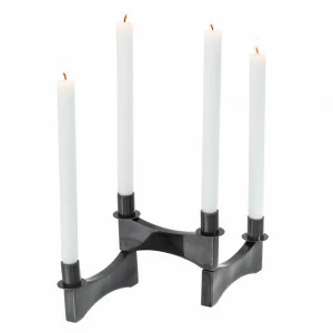 Подсвечник металлический черный Thalasso EICHHOLTZ  00-3879467 Черный