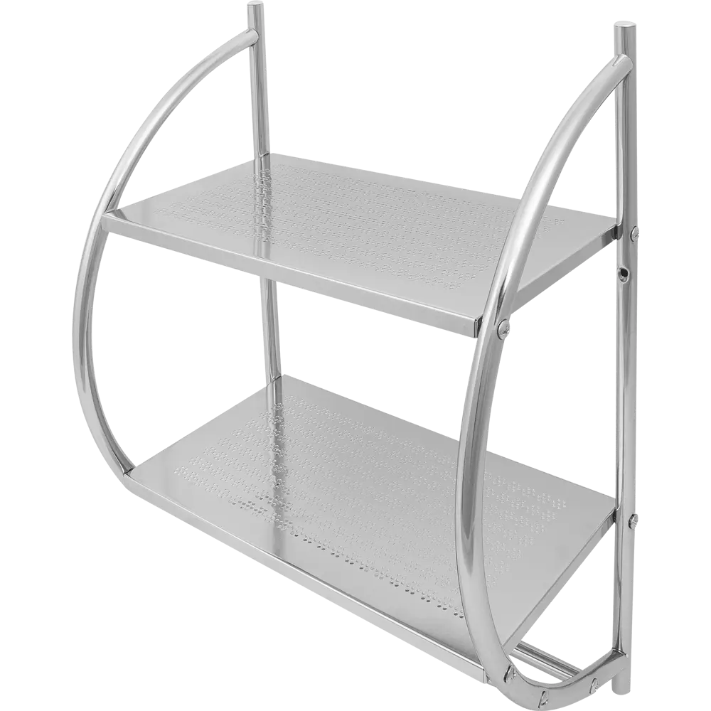 Полка для ванной Swensa двухъярусная с полочками металл SWFL STLM-2102548 - Вид №1