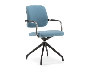 Поворотный стул с подлокотниками