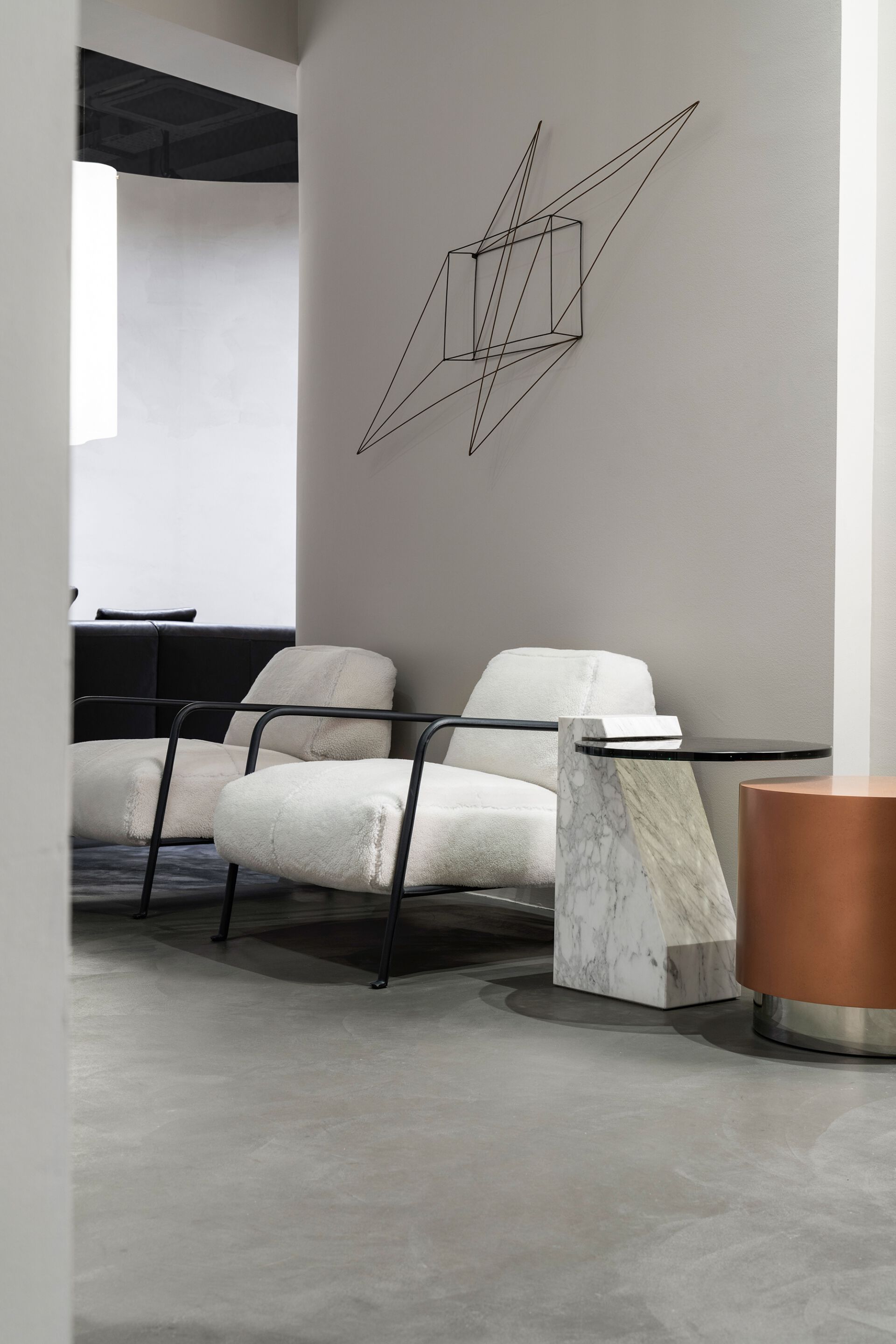 Меховое кресло с подлокотниками Baxter Брюссель ARCH-00090302 - Вид №4