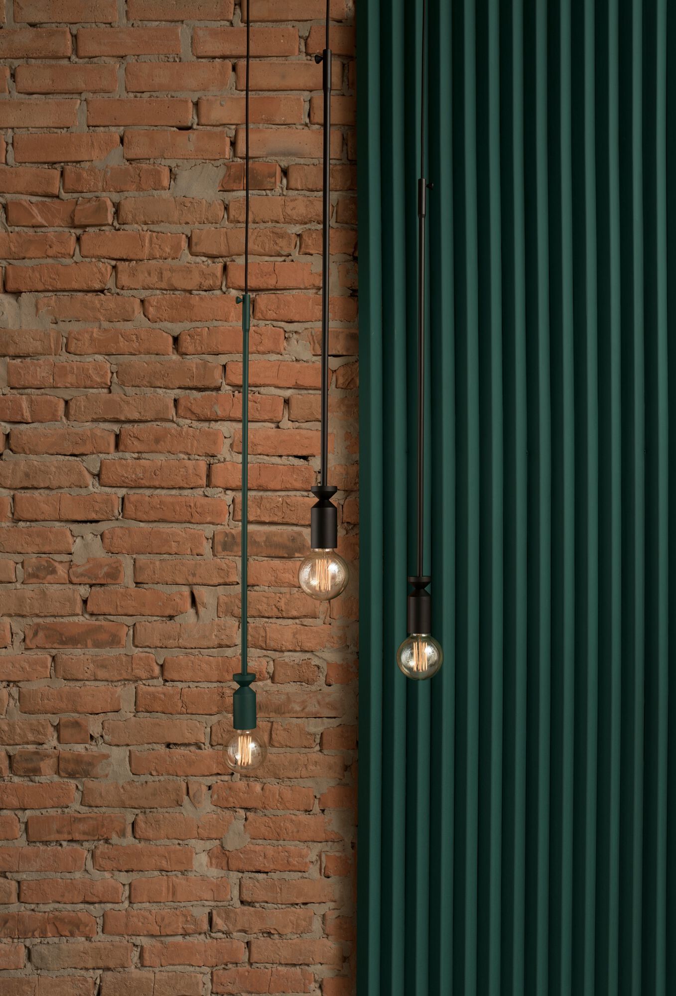 Порошковое покрытие стальной подвесной светильник +kouple STICK ARCH-00113888 - Вид №6