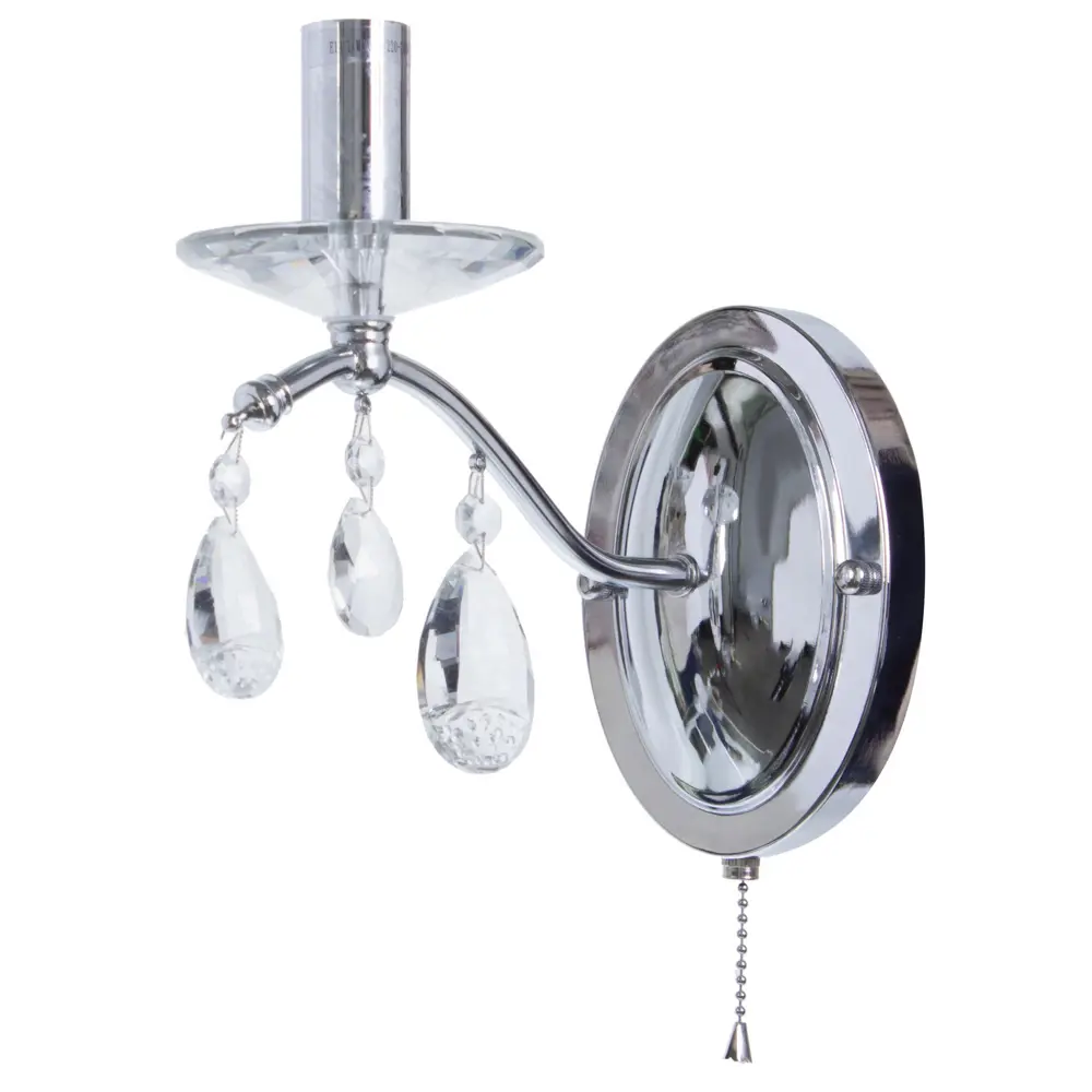 Бра Симфония 1хE14х40 Вт, цвет хром Santreyd STLM-2021960 - Вид №1