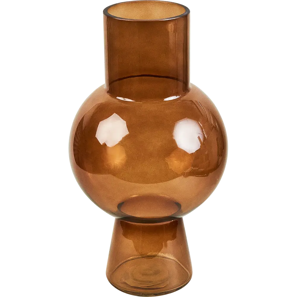 Ваза Шар стекло цвет темно-коричневый 32.7 см Santreyd STLM-2015516 - Вид №1