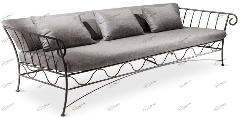 Cantori 3-х местный железный диван Bahamas sun-id-1389459