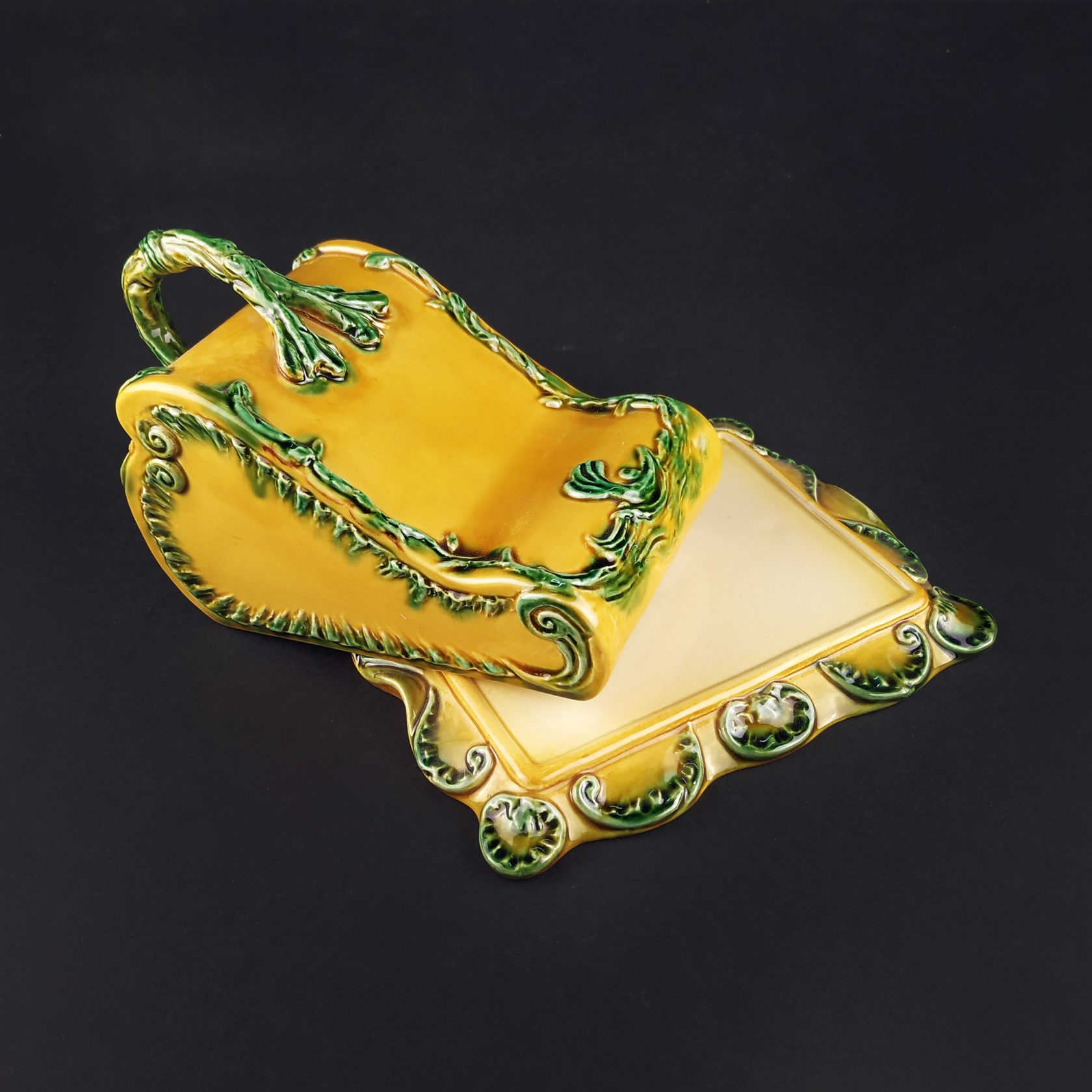 Сырница Красный/золото PROVANSFAIENCE sun-id-994656 - Вид №1