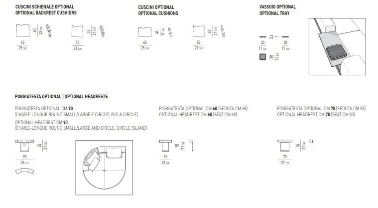 Ткань диван Minotti Коннери ARCH-00140023 - Вид №17