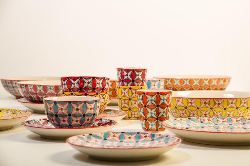 Pols Potten Набор керамических сервировочных тарелок Hippy 230-400-401 - Вид №2