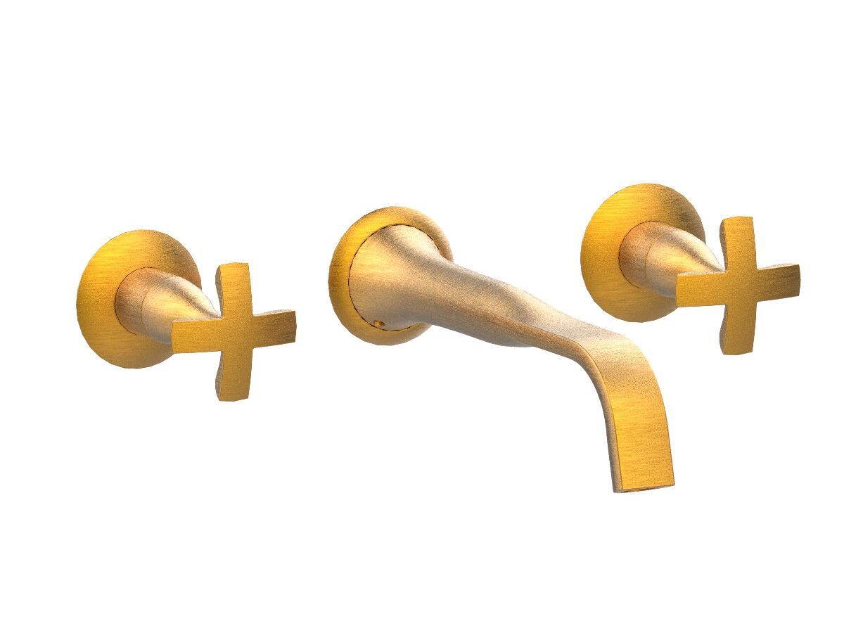 Настенный смеситель для раковины без слива с отдельными розетками Rubinetterie Frattini Lucrezia ARCH-00084520