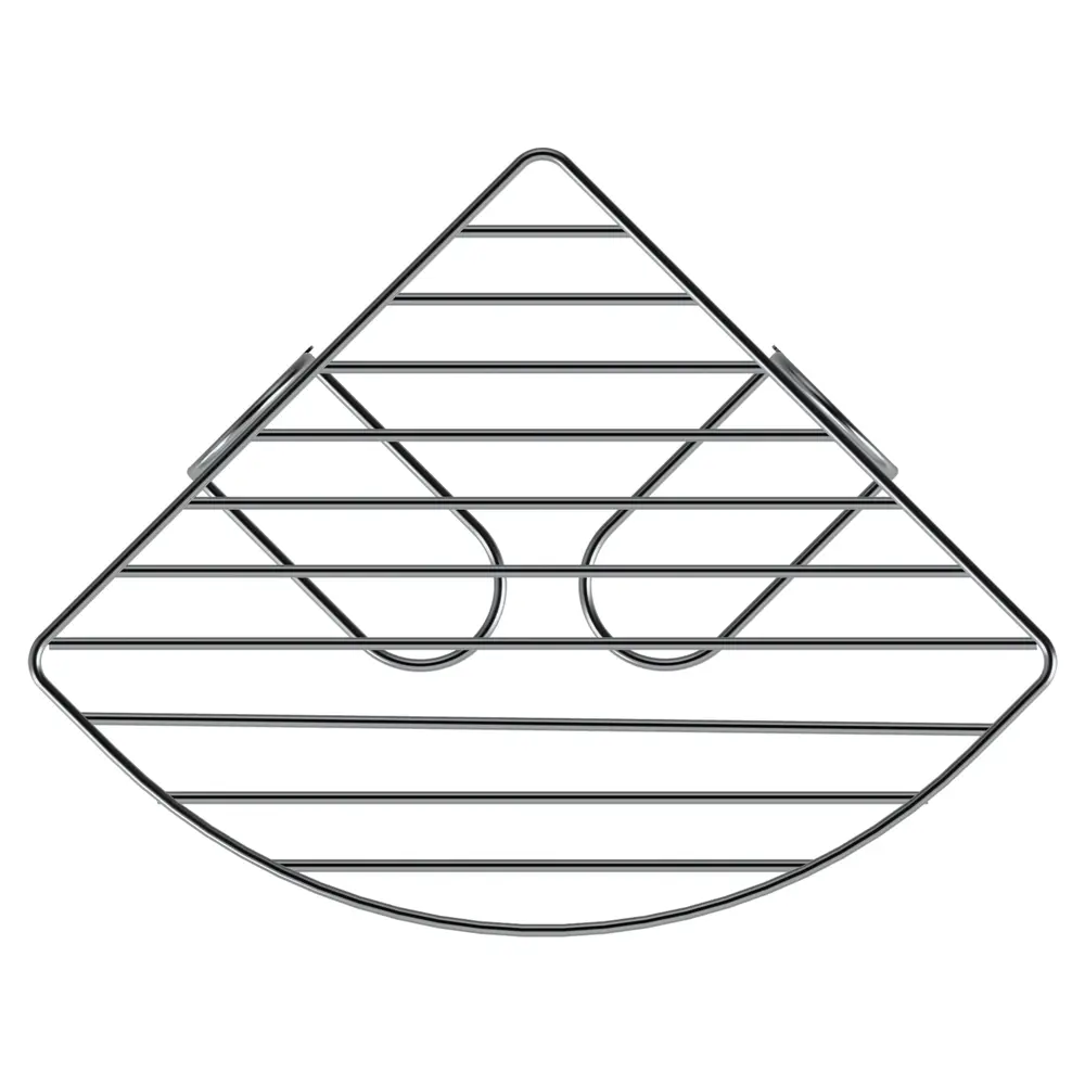 Полка для ванной Lemer Nil 23.5x58.5 см металл цвет хром STLM-2069122 - Вид №6