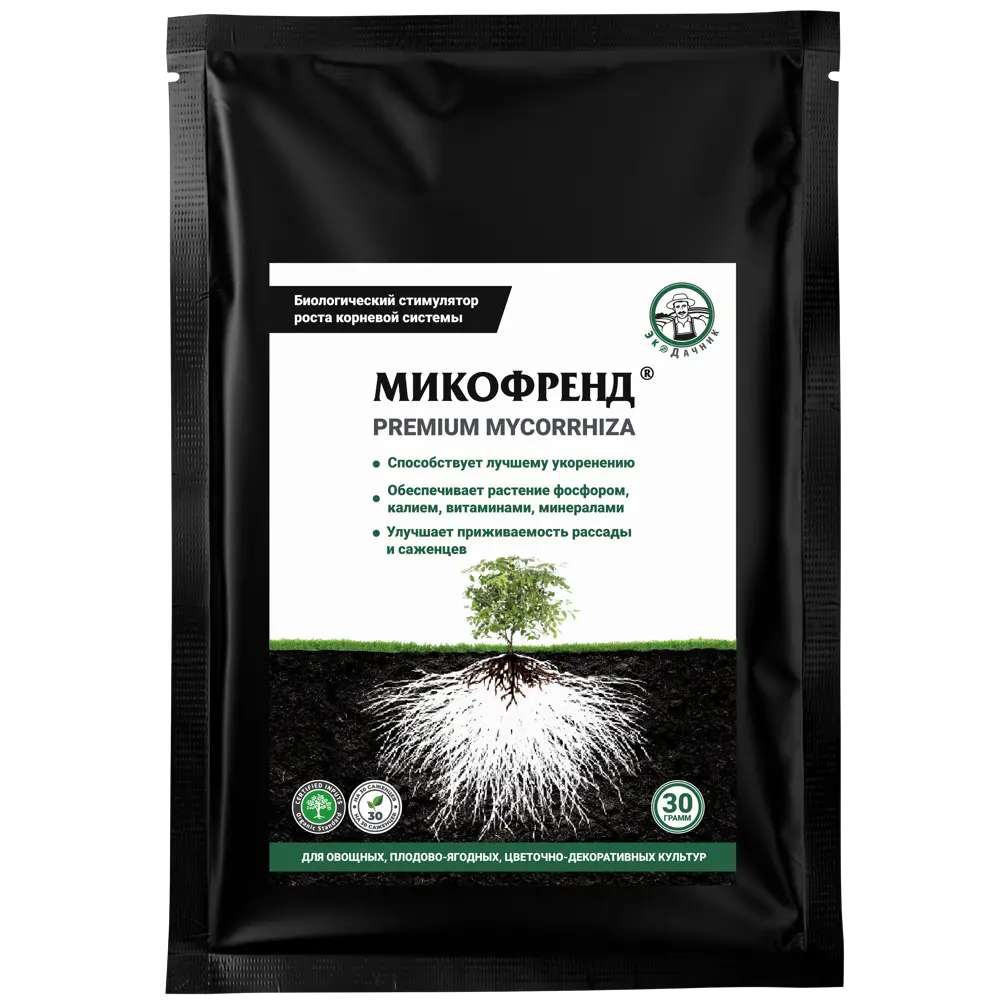 Удобрение Экодачник Микориза Микофренд для растений 30 г STLM-2014414