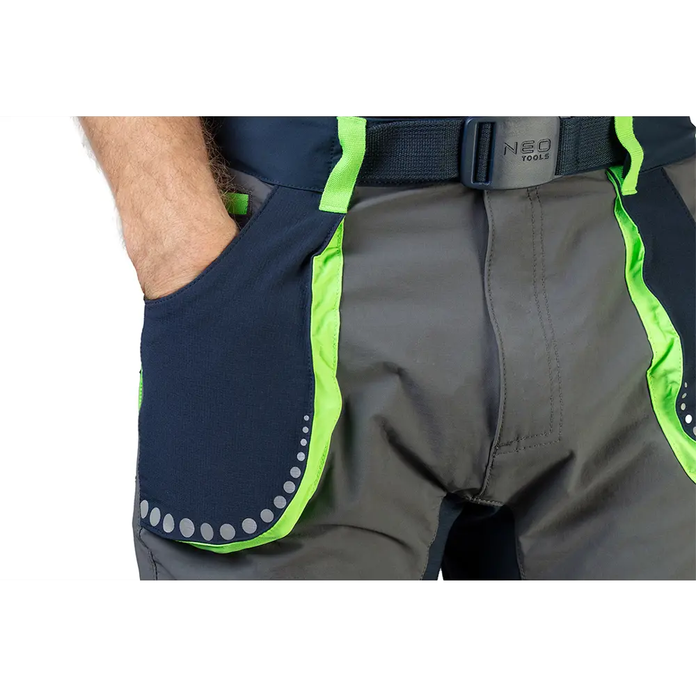 Брюки рабочие Neo Tools Premium серые/темно-синие/зеленые размер S рост 175-178 STLM-2018144 - Вид №2